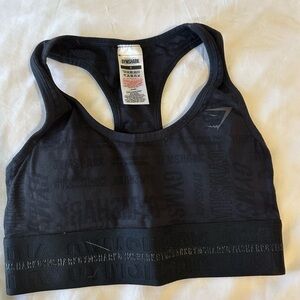Black Gymshark sports bra